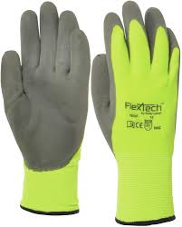 Tucker FlexTech Green Synthetic Knit Hi-Vis Thermal Gloves ...