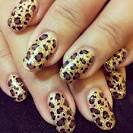 Nail art gold