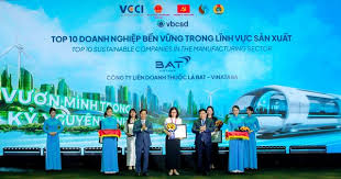 BAT Việt Nam thăng hạng vượt bậc với Top 10 trong 100 Doanh nghiệp Bền vững Việt Nam