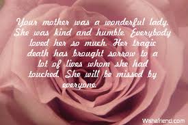 Sympathy Messages For Loss Of Mother via Relatably.com