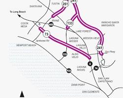 Image of California toll road