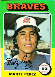 The Yankees traded their number 1 pick in the 1971 MLB Draft, a guy named Terry Whitfield, to the Giants in 1977 for the veteran infielder, Marty Perez. - 499-perez_new