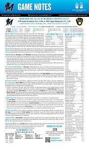 Miami Marlins game notes for July 17, 2026