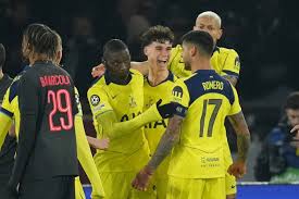 Kolo Muani stands out for Tottenham with 2 goals and an assist in 5-3 loss to PSG