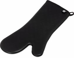SAN JAMAR, 685°F Max Temp, 17 in Overall Lg, Oven Mitt ...