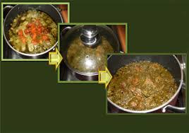 نتیجه تصویری برای خورش آلو اسفناج با مرغ
