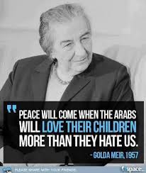 Golda Meir Quote | Well Put | Pinterest | Israel, Quote and Peace via Relatably.com