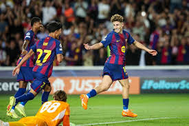 Rashford and Fermin fire Barcelona to impressive win over Olympiacos