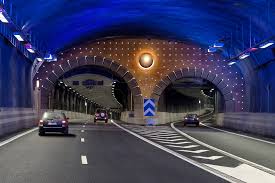 Image result for The longest tunnel with road in the world: 17kms./ Switzerland