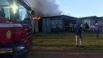 Toddler burnt death Benoni blaze