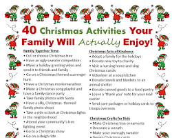 Christmas activities