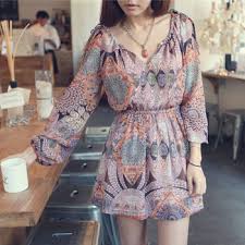 Resultado de imagen de vestidos mujer bohemio 2015