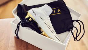 Reduced Price Ronaldo Shoes Gold White