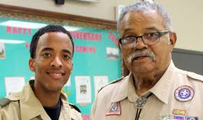 View full sizeCurrent and former Boy Scout Troop 400 scoutmasters Tory Green, left, and Albert Farrar Sr. (Courtesy Huntsville Housing Authority) - tory-green-and-albert-farrarjpg-ced2fbe42934c131