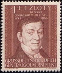 Briefmarkenkatalog : Briefmarke ‹ Georg Gottlieb Pusch. Georg Gottlieb Pusch