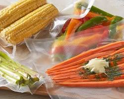 Image of Vacuum sealed and labeled food