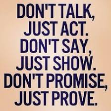 Actions speak louder than words... on Pinterest | Broken Promises ... via Relatably.com