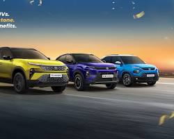 Gambar Tata Motors latest model SUV lineup Harrier Safari Nexon Punch