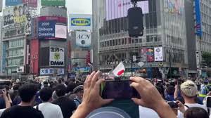 World Cup 2026 – Japan: Shibuya Scramble Crossing Packed With Fans After 4-0 Victory Over Tunisia