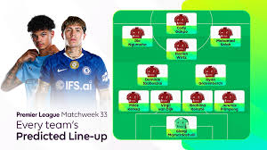 Predicted line-ups and tips for EPL Matchweek 33 revealed!