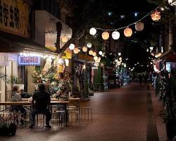 Koza area at nightの画像