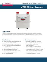 UniFlo G4SZV-2 Smart Gas Meter Guide | PDF | Menu (Computing ...
