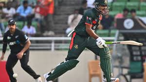 Bangladesh set Pakistan 268 to win after Shanto hits 87