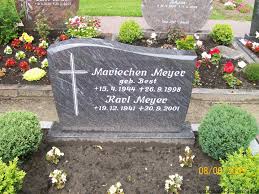 Grab von Mariechen Meyer (geb. Best) (15.04.1944-26.09.1998 ...