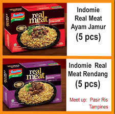 Image result for indomie real meat