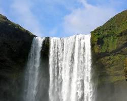 Gambar Skógafoss Waterfall, Iceland