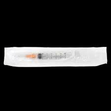 Syringe - Non-Safety with Needle - Luer Lock