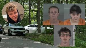 3 charged after teen found dead following shooting, crash in southern Indiana
