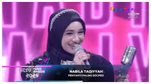 Nabila Taqiyyah Sabet Gelar Penyanyi Paling Socmed di SCTV Music Awards 2025: Bukti Kuatnya Magnet Digital