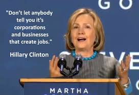 Graphic Quotes: Hillary Clinton on Job Creation (Video ... via Relatably.com