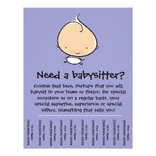 Babysitting Flyers on Pinterest | Babysitting Kit, Nanny Binder ... via Relatably.com