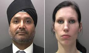 Rashpal Chana, left, and Eva Logina, right, were jailed for four and a half years and six years respectively for the manslaughter of Kristiana Logina. - Rashpal-Chana-and-Eva-Log-007