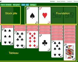 Vaizdas: Solitaire game