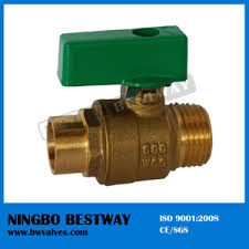 Brass Ball Valve with Lock for Water Meter (BW-L02) - Buy ...