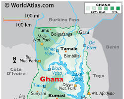 Image of Ghana map