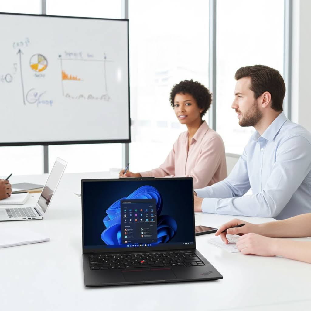 

Lenovo ThinkPad E14 Gen 7 (AMD) AMD Ryzen™ 5 230 Processor (3.50 GHz up to 4.90 GHz)/Windows 11 Pro 64/512 GB SSD M.2 2242 PCIe Gen4 TLC Opal