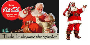 Image result for Santa claus coke