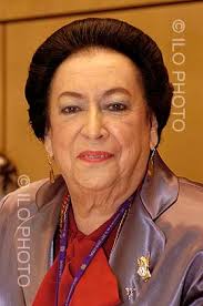 Caption: Mrs. Hilda Anderson (Mexico), Vice-President of the ILC ... - e2063