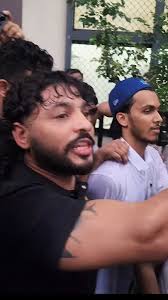 Raftaar at Mumbai, Dadar protest with youngster.Really he ...