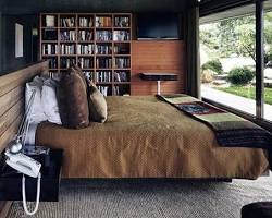 Gambar Vintage style bedroom for men