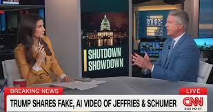 Kaitlan Collins Confronts Republican Senator With Wild AI Video From Trump: ‘Is That Appropriate?’