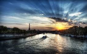 paris sunset