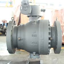 API 6D Trunnion Ball Valve, WCB, 14 X 12 Inch - China Cast ...