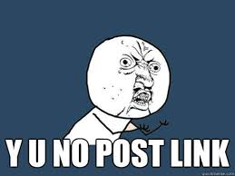 Image result for y u no link