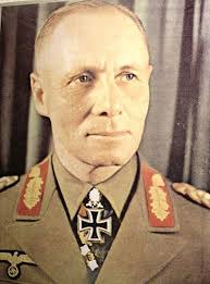 German World War 2 Colour Portrait Of Field Marshal Erwin Rommel - portrait-of-Field-Marshal-Erwin-Rommel