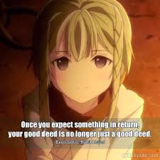 Black Bullet quote. Very true | Anime Quotes | Pinterest via Relatably.com